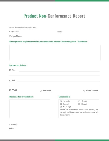 Audit Non conformance Report Template: Download 154+ Reports in Word, Pages, PDF | Template.net