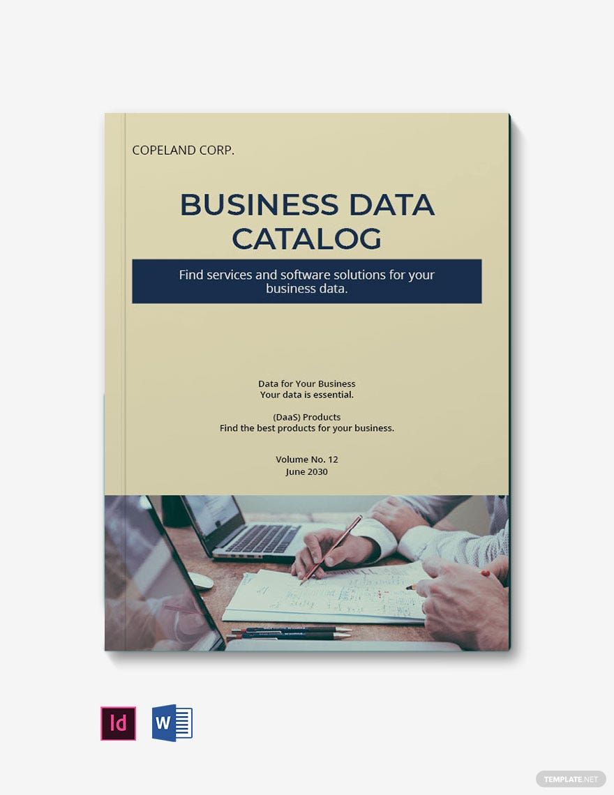 Business Data Catalog Template