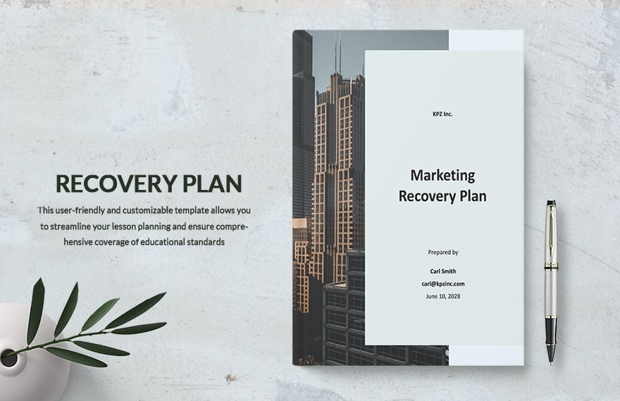 Recovery Plan Template