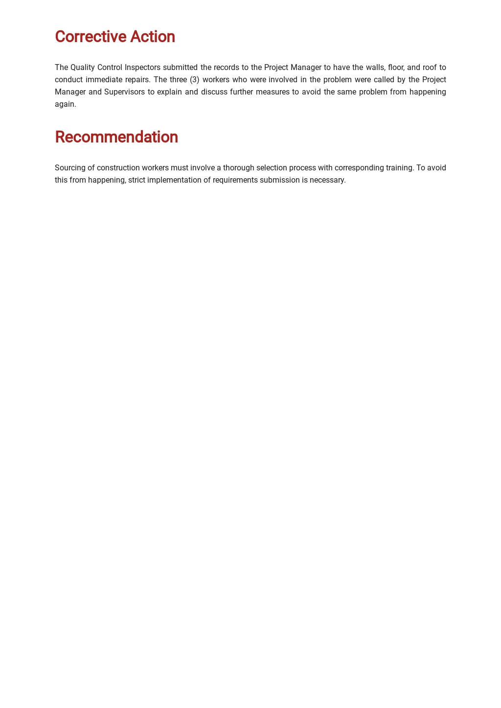 Free Quality Nonconformity Report Template 2.jpe