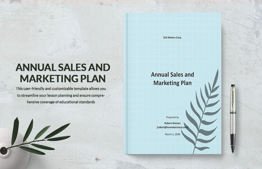 Annual Sales and Marketing Plan Template