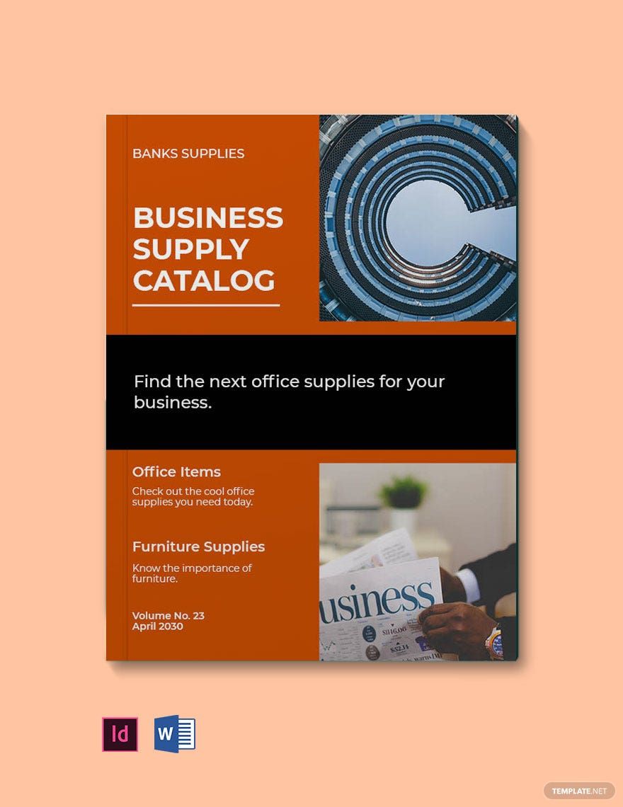 Business Supply Catalog Template