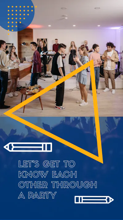 Free Back To School Party Instagram Story Template to Edit Online