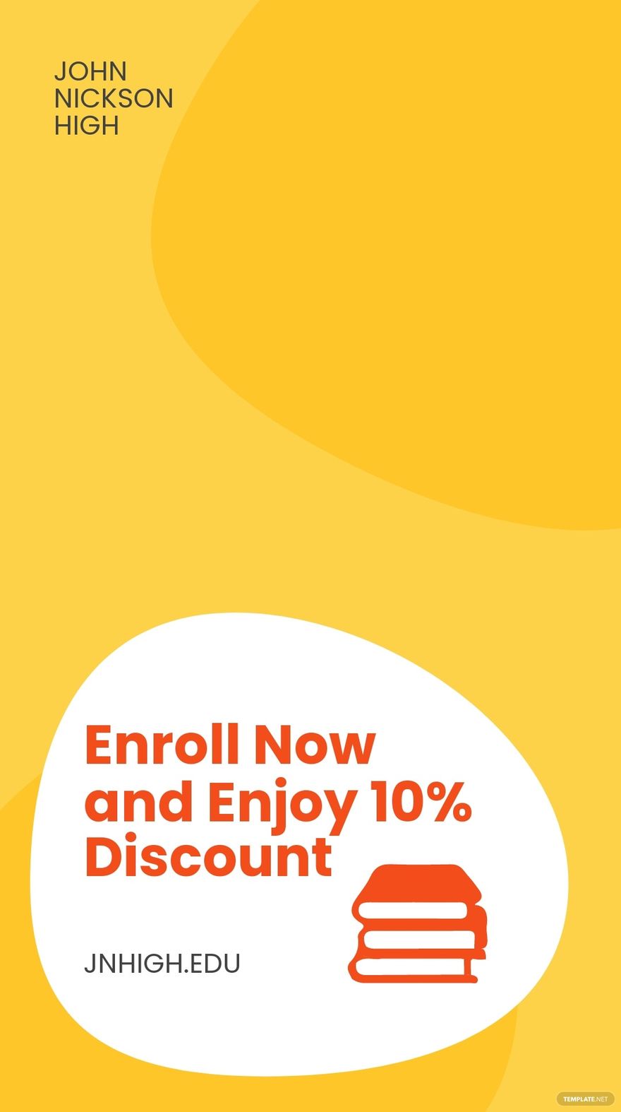 Back To School Admission Promotion Snapchat Geofilter Template