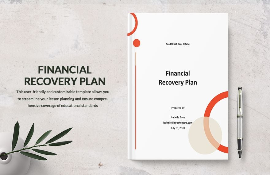 Financial Recovery Plan Template 