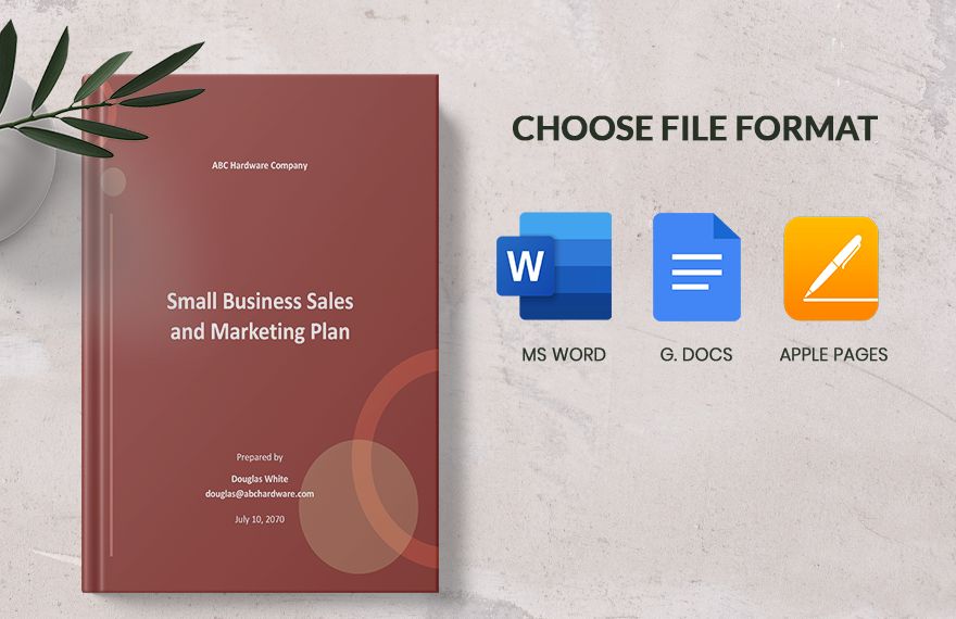 Small Business Sales and Marketing Template