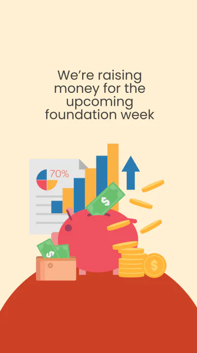Free Back To School Fundraising Event Instagram Story Template to Edit Online