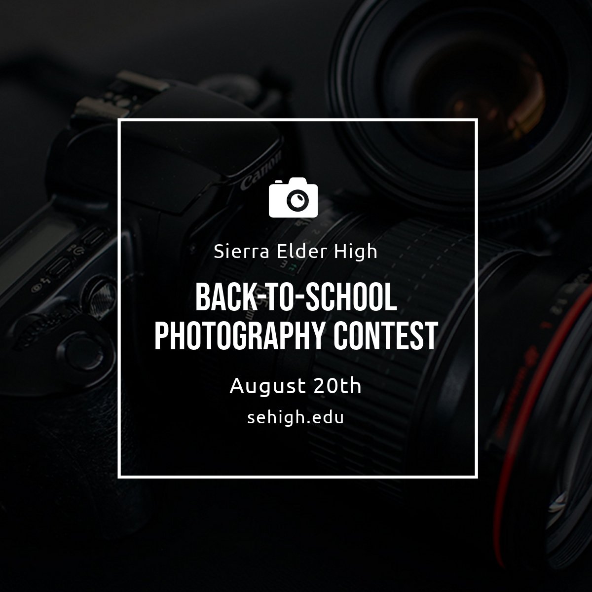 Back To School Photography Linkedin Post Template