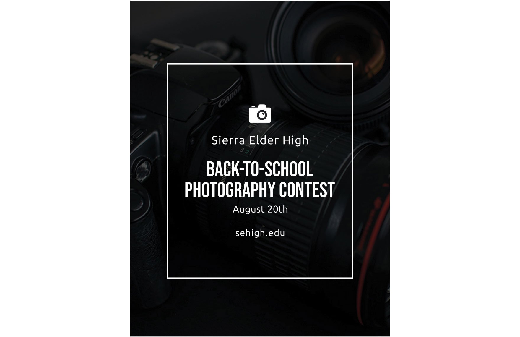 Back To School Photography Flyer Template