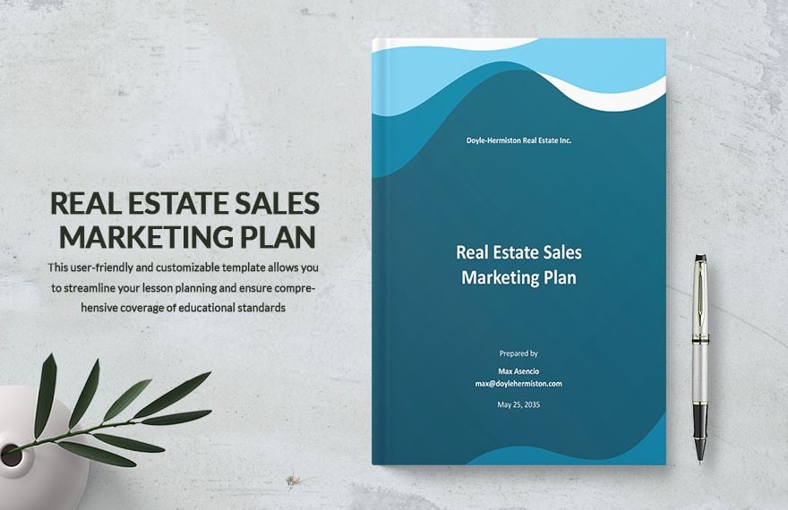 Real Estate Sales Marketing Plan Template