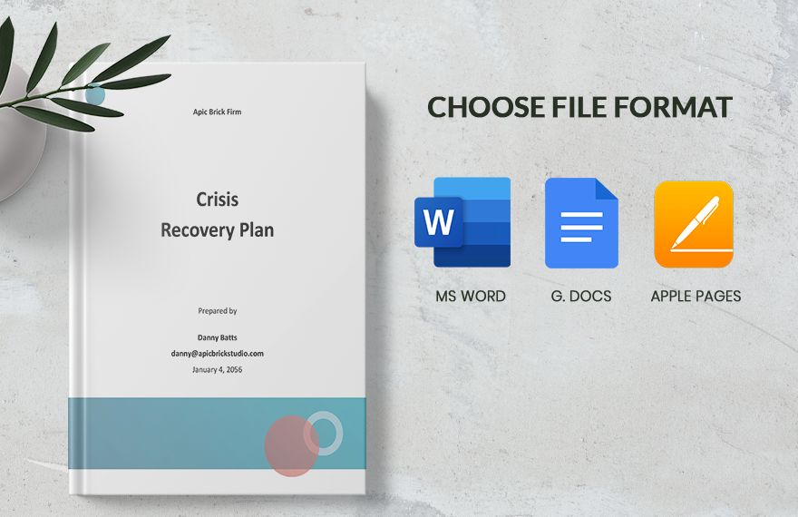 Crisis Recovery Plan Template