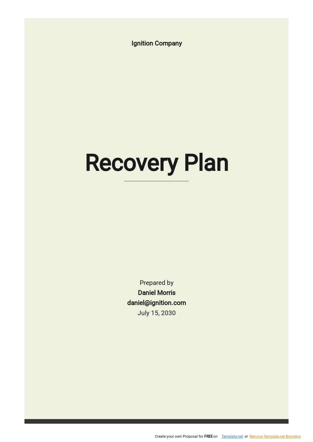 recovery-plans-templates-format-free-download-template
