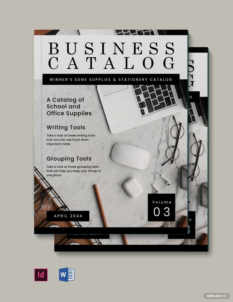 FREE Business Catalog Template Download in Word Google Docs