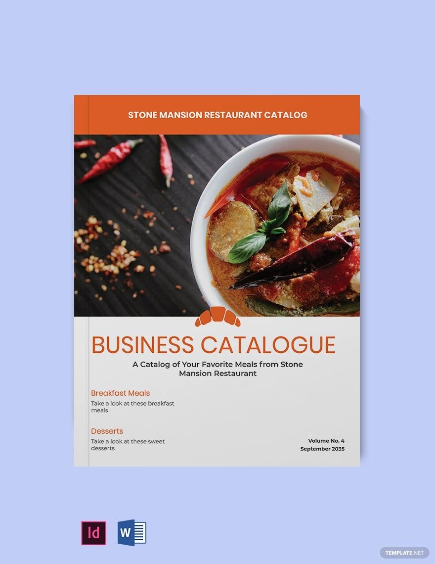Modern Business Catalog Template