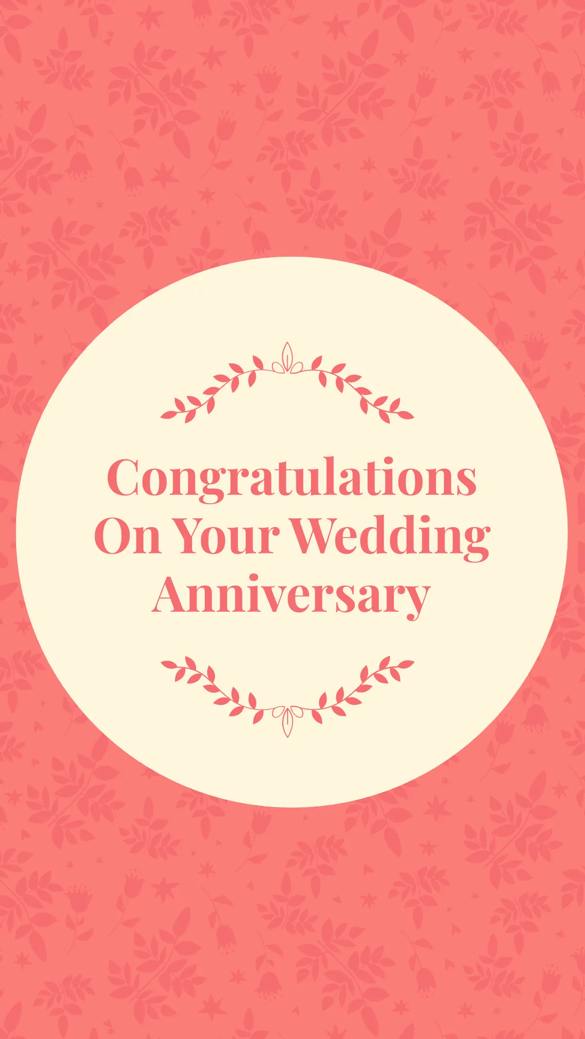 Free Happy Anniversary Instagram Story Template to Edit Online