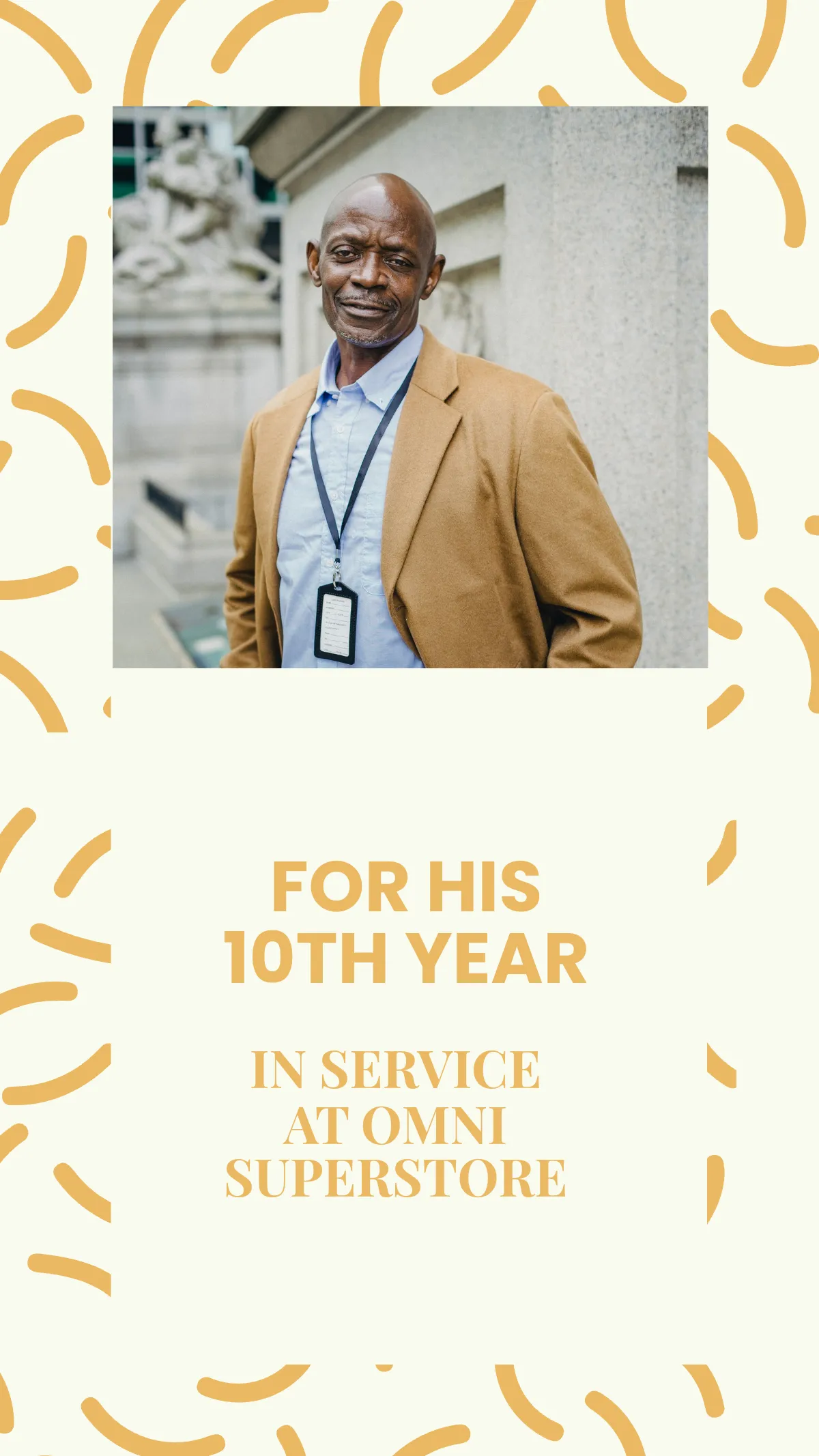 Free Work Anniversary Instagram Story Template to Edit Online