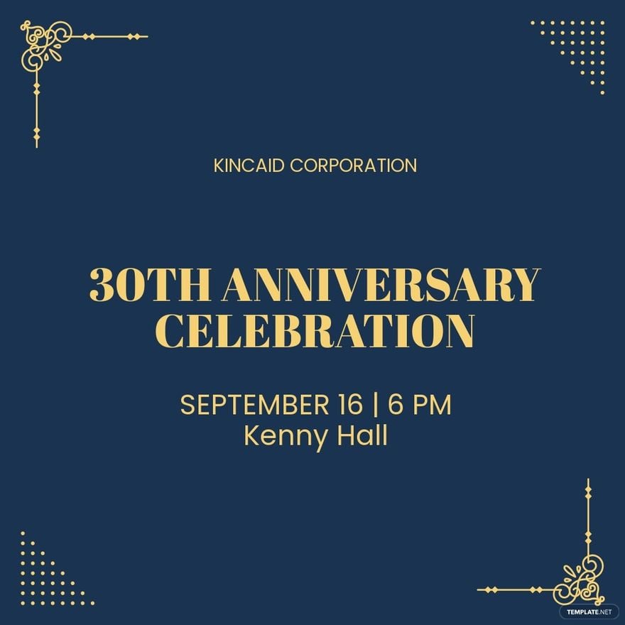 Anniversary Celebration Instagram Post