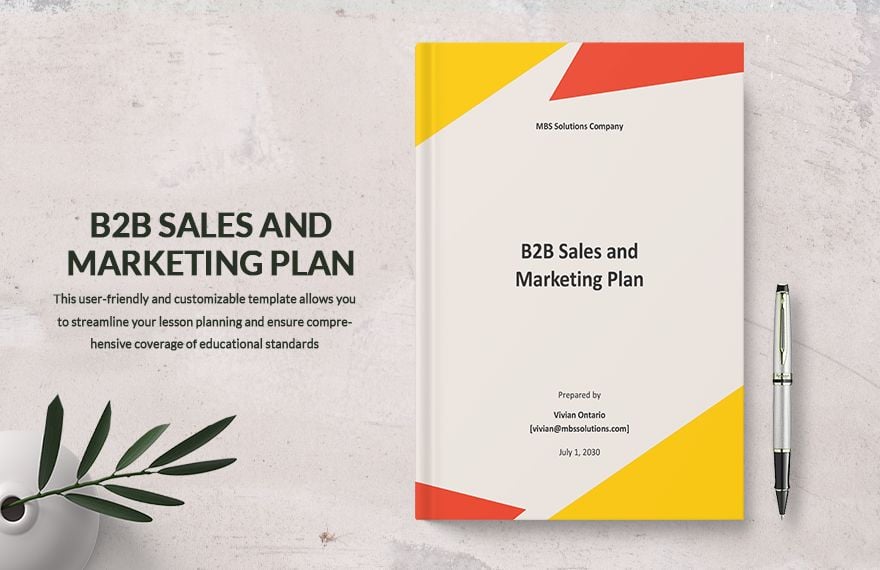 B2B Sales and Marketing Plan Template