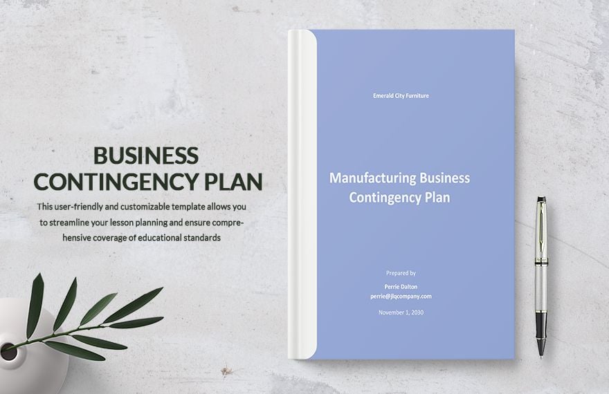 Simple Business Contingency Plan Template