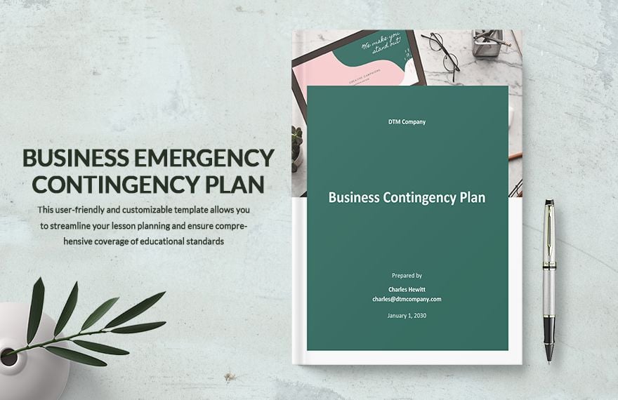 Business Emergency Contingency Plan Template