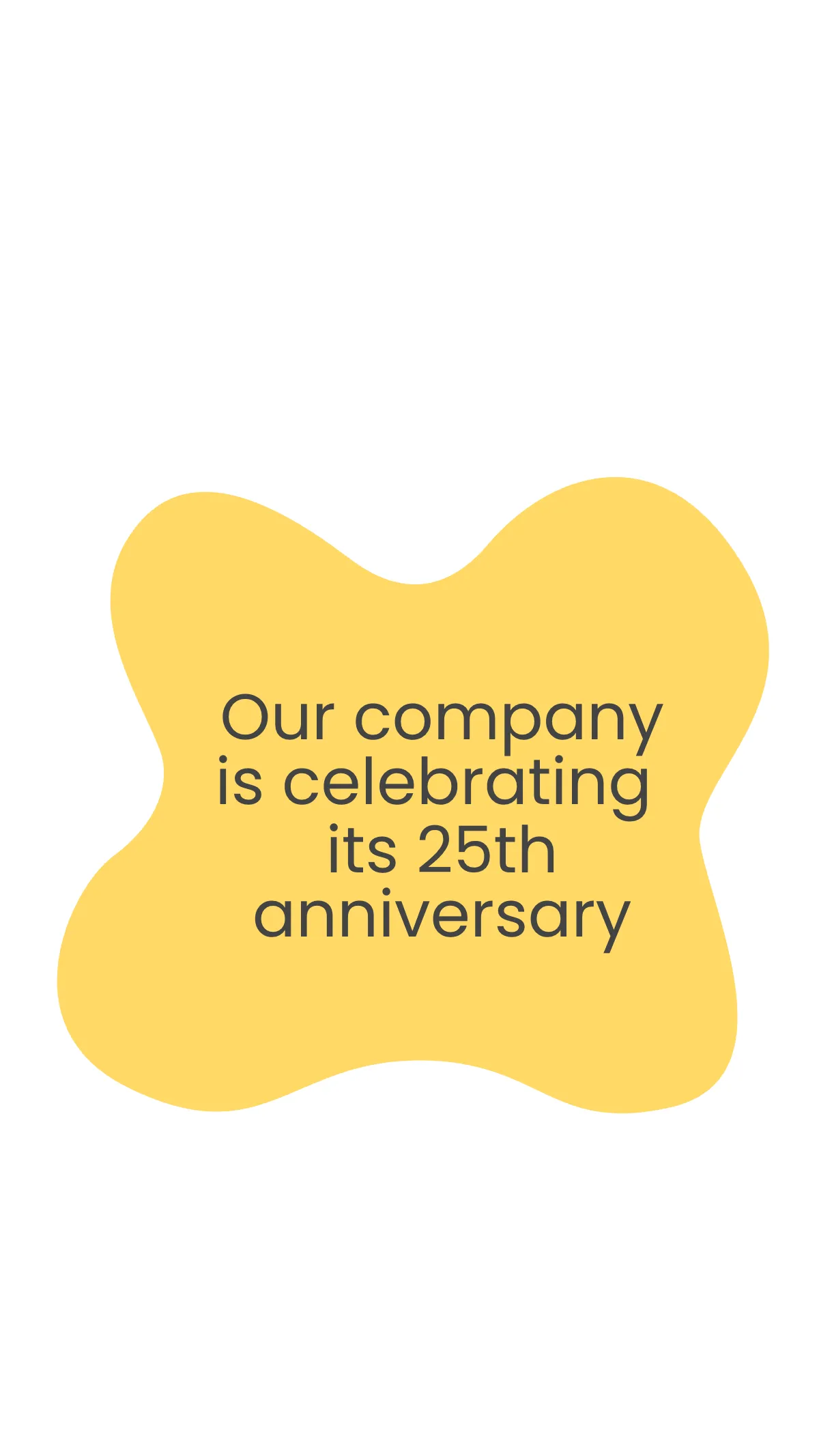 Free Company Anniversary Invitation Instagram Story Template to Edit Online