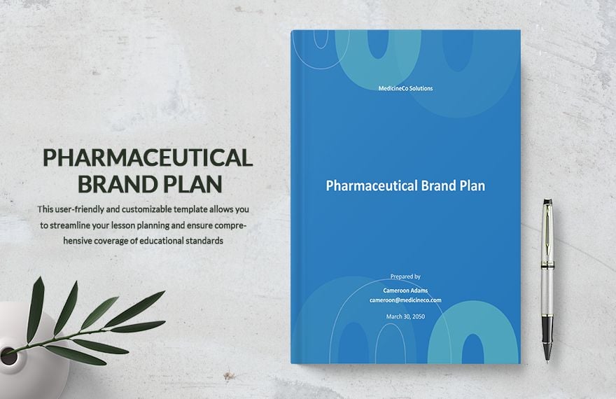 Pharmaceutical Brand Plan Template in Word, Google Docs, Apple Pages