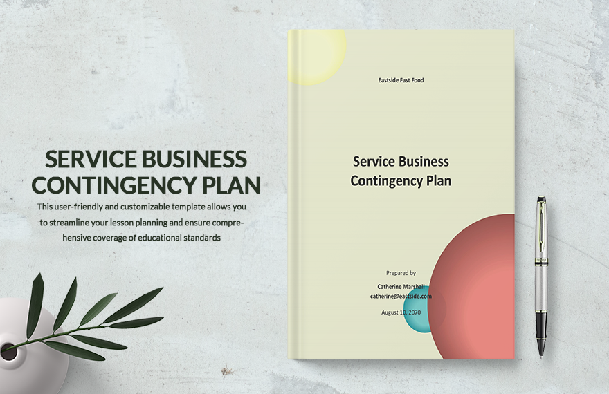 Service Business Contingency Plan Template 