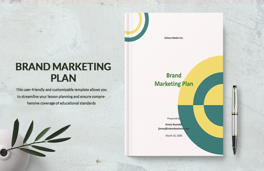 Brand Marketing Plan Template in Word, Google Docs, Apple Pages