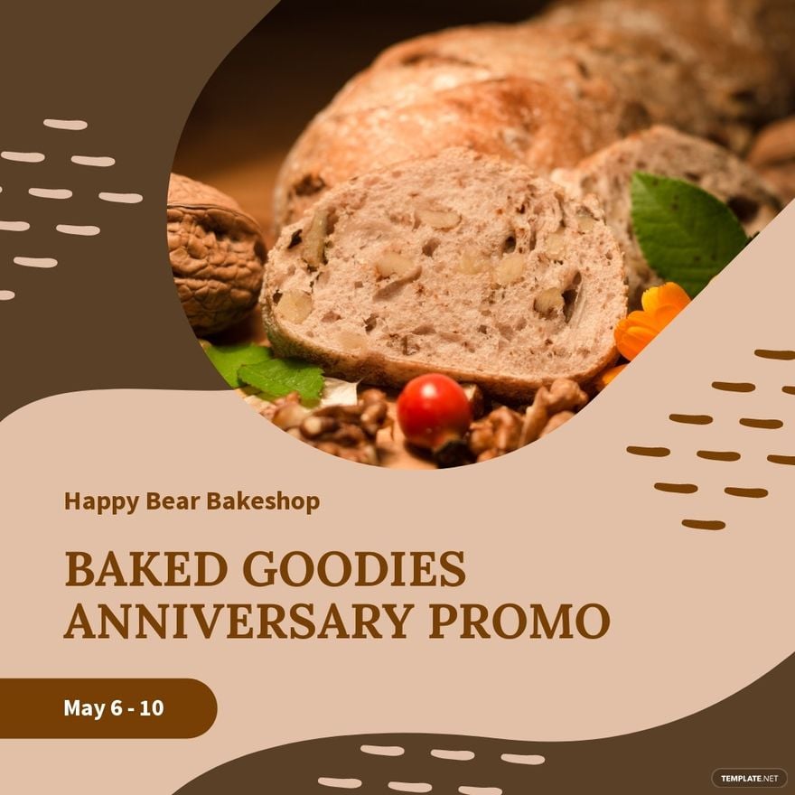 Free Anniversary Promotion Instagram Post Template