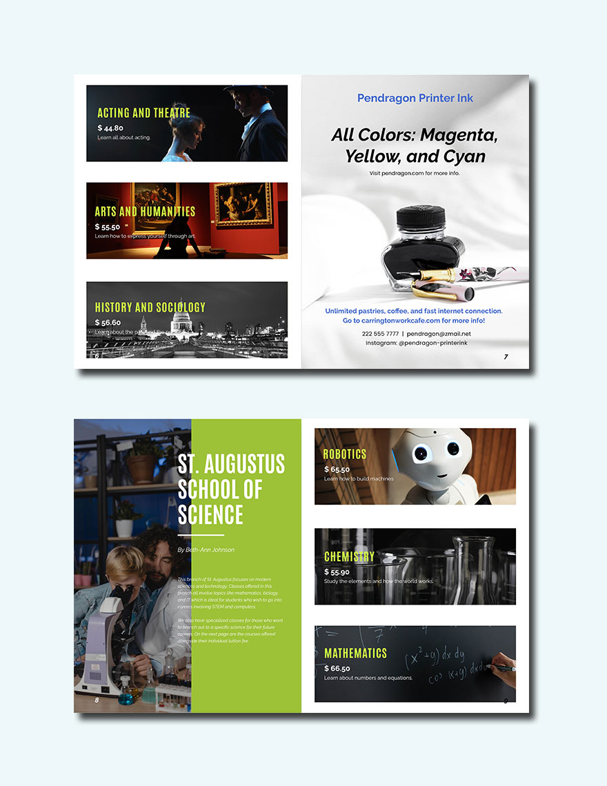 Course Catalogs Templates Design Free Download Template Course Catalogs Templates Design Free Download Template