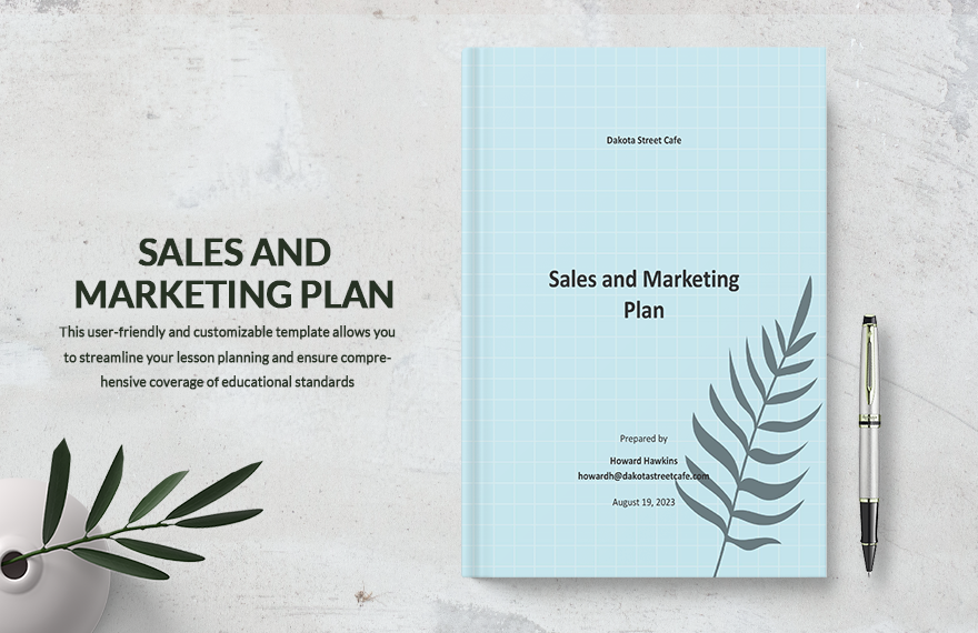 Sample Sales And Marketing Plan Template in Word, Google Docs, Apple Pages