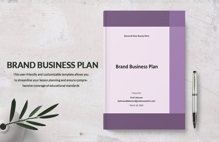 Brand Business Plan Template