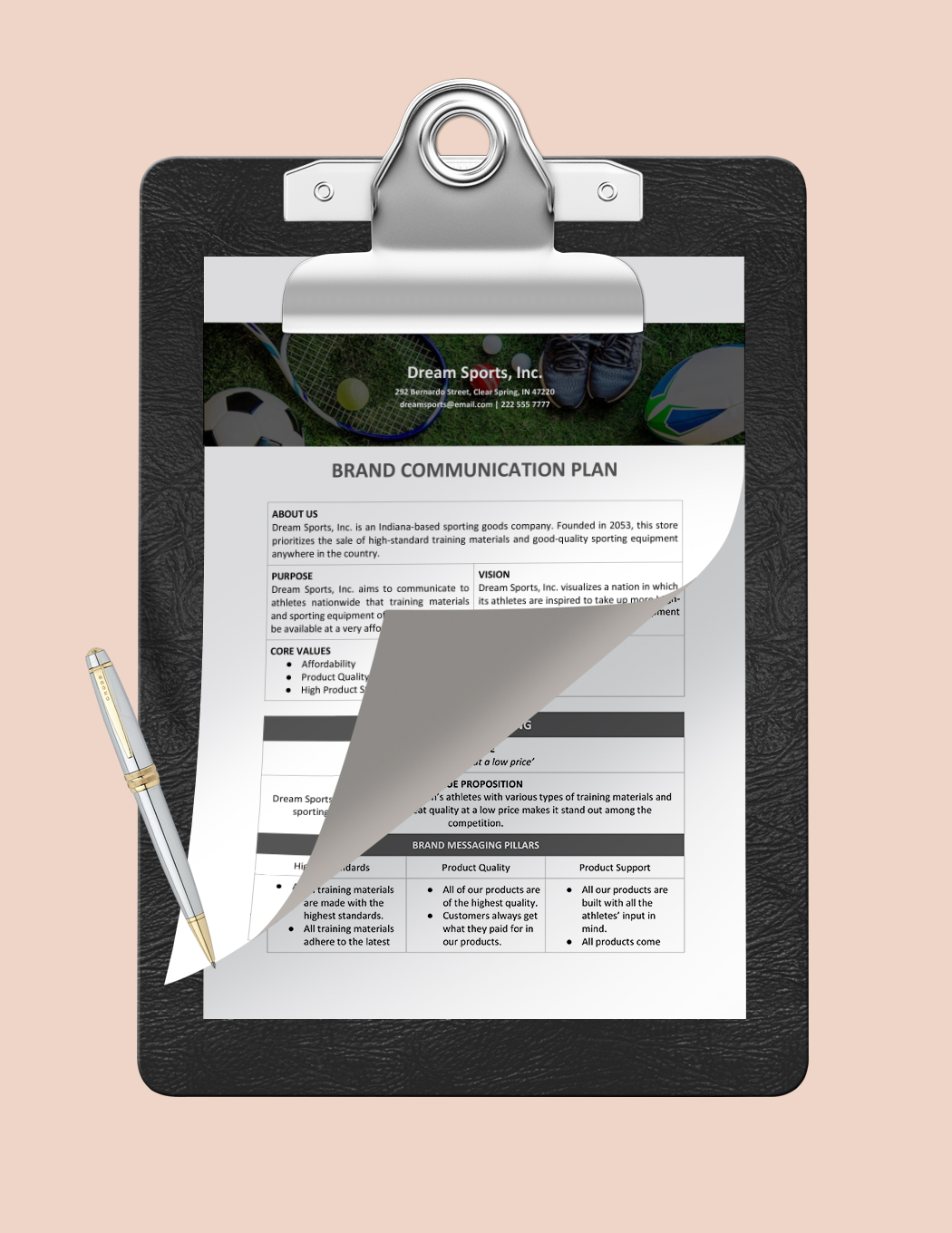 Brand Communication Plan Template - Google Docs, Word, Apple Pages ...
