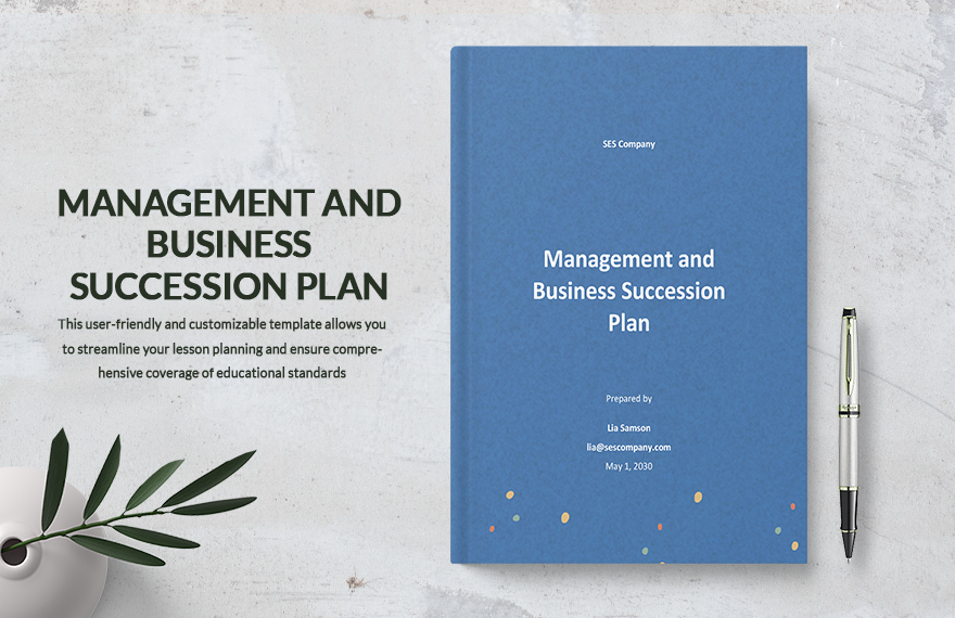 Management and Business Succession Plan Template