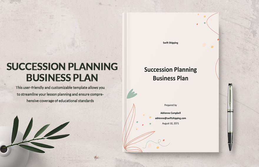 Succession Planning Business Plan Template 