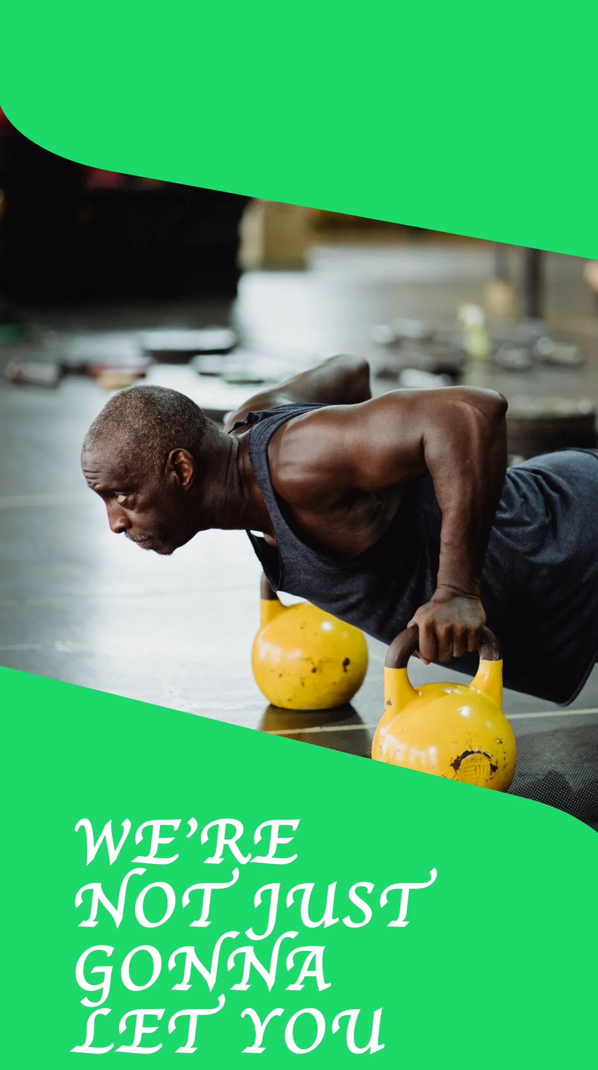 Free Gym Ad Instagram Story Template to Edit Online
