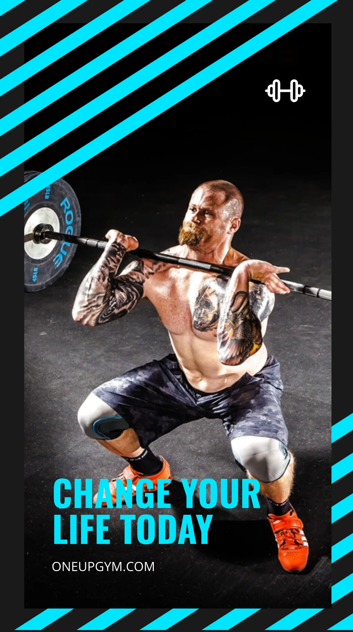 Free Gym Centre Instagram Story Template to Edit Online