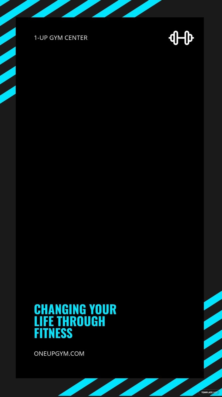 Gym Centre Snapchat Geofilter Template