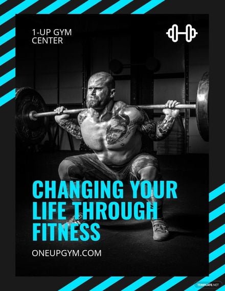 Free Gym Centre Flyer Template