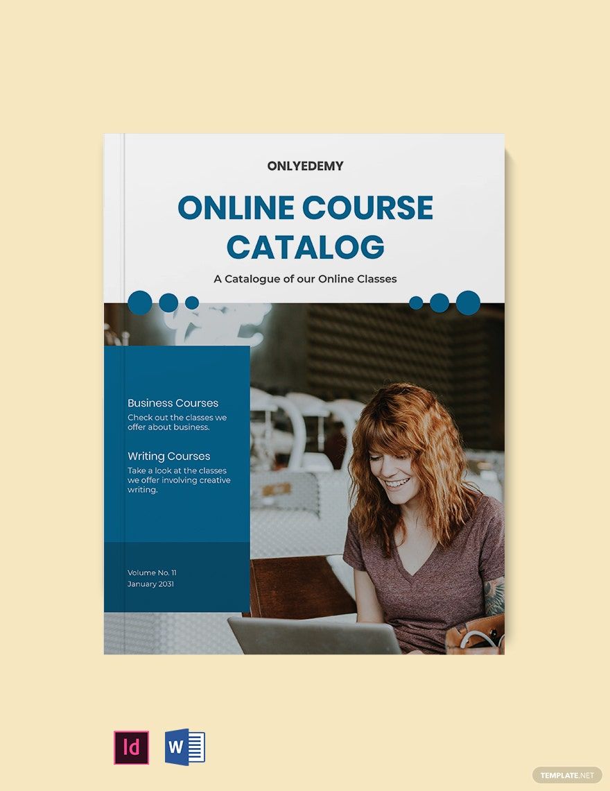 Online Course Catalog Template Download In Word PDF InDesign 