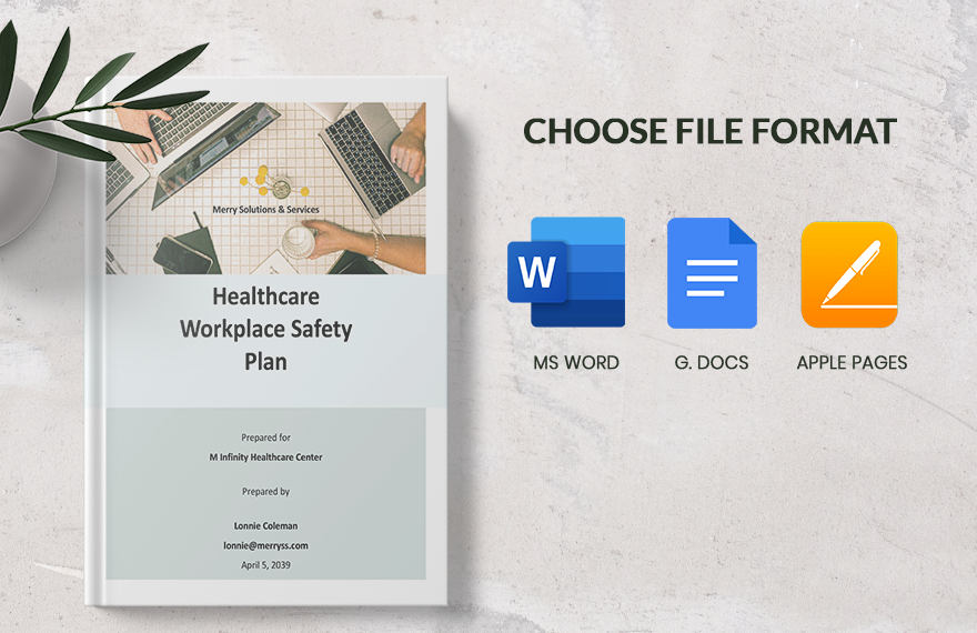 Healthcare Workplace Safety Plan Template