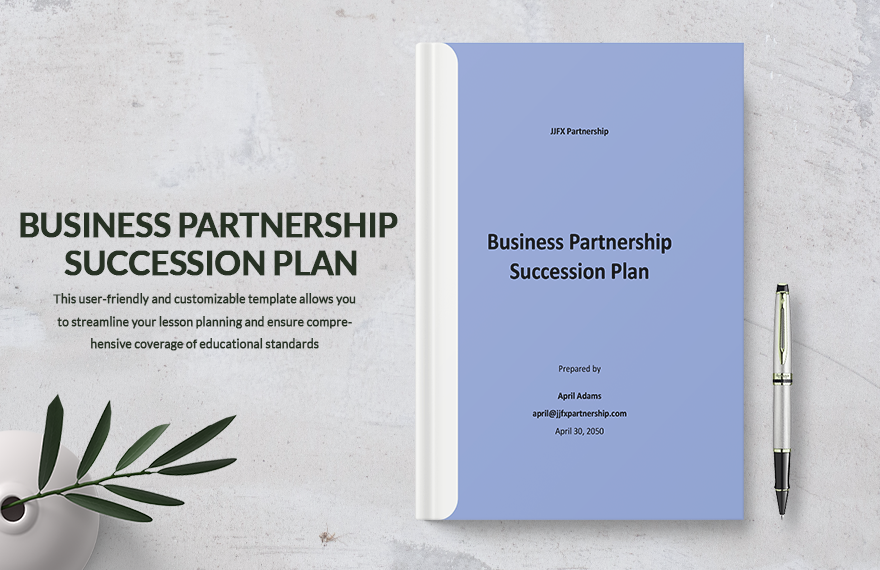 Business Partnership Succession Plan Template