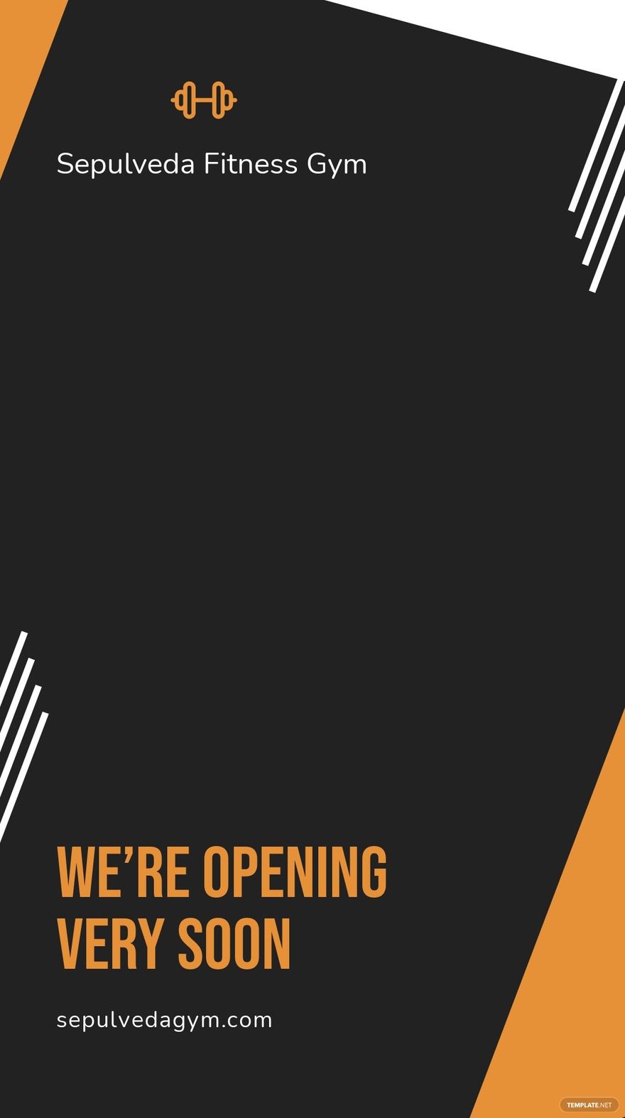 Gym Opening Snapchat Geofilter Template