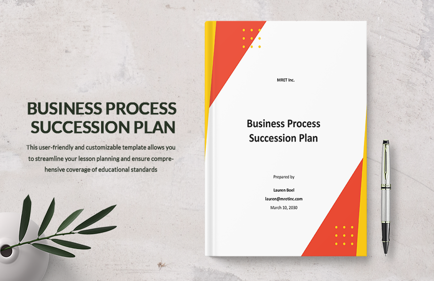 Business Process Succession Plan Template