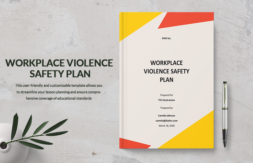 Free Workplace Safety Plan Templates Editable And Printable