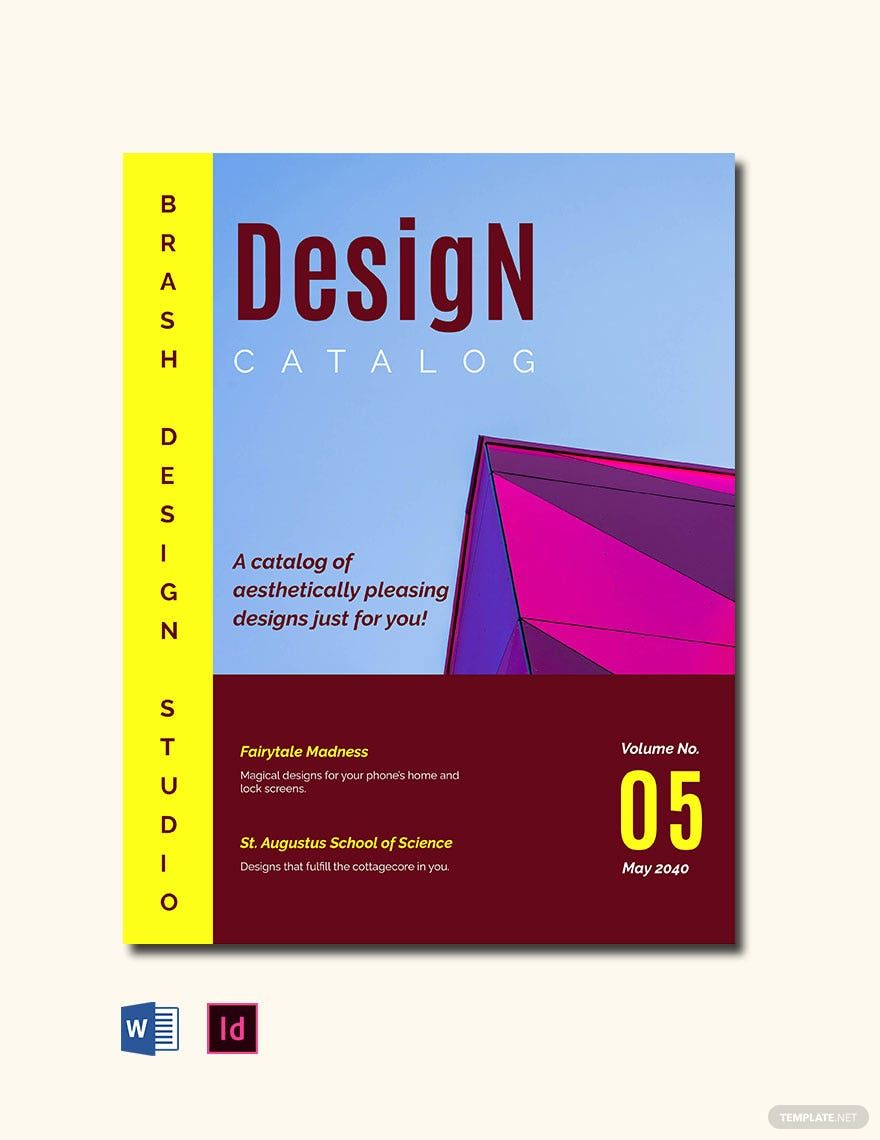 Company Catalog Design Template