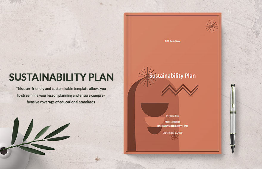 Sustainability Plan Template
