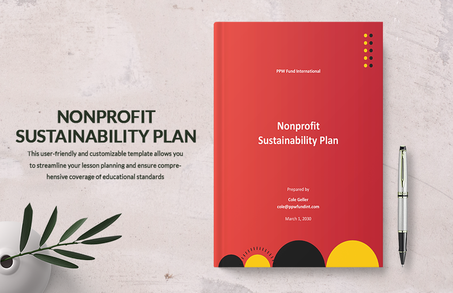 Nonprofit Sustainability Plan Template