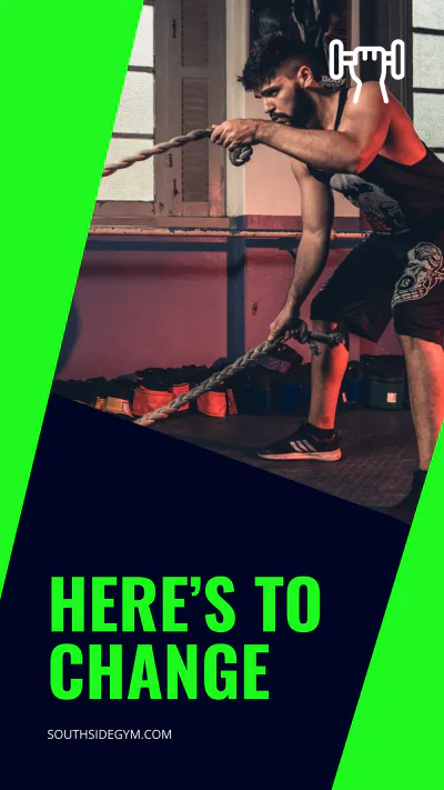 Free Gym Quote Instagram Story Template to Edit Online