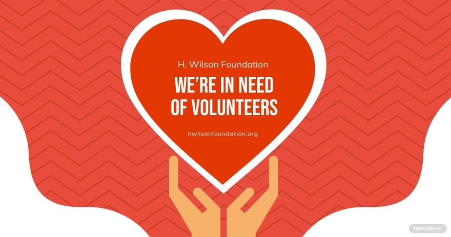 Free Volunteers Needed Facebook Post Template